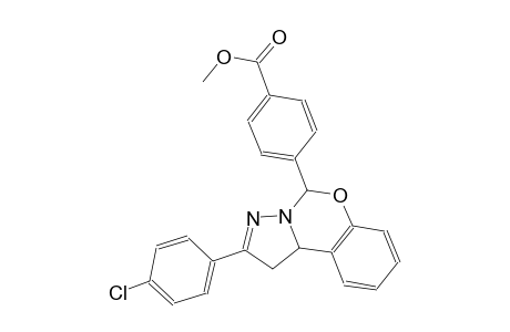 methyl 4-[2-(4-chlorophenyl)-1,10b-dihydropyrazolo[1,5-c][1,3]benzoxazin-5-yl]benzoate