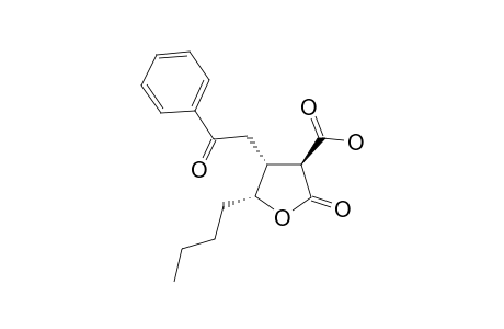 (3S,4R,5R)-2-OXO-4-(2-OXO-2-PHENYLETHYL)-5-N-BUTYL-TETRAHYDROFURAN-3-CARBOXYLIC-ACID