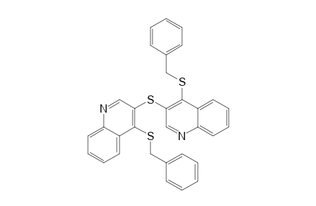 4-(benzylthio)-3-[[4-(benzylthio)-3-quinolyl]thio]quinoline