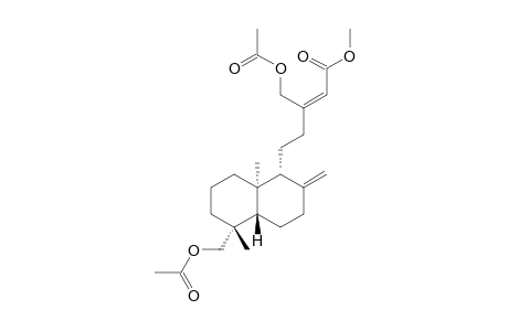 16,19-DIACETOXY-ENT-LABDA-8(17),13Z-DIEN-15-OIC-ACID-METHYLESTER