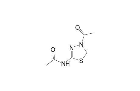 N-(4-acetyl-deltasquare-1,3,4-thiadiazolin-2-yl]acetamide