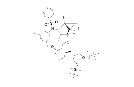 (1R,2R,3S,4S)-(3-(N-BENZENESULFONYL-N-(3,5-DIMETHYLPHENYL)-AMINO)-2-BORNYL)-(1S,6S)-6-(3-(TERT.-BUTYLDIMETHYLSILYLOXY)-2-(TERT.-BUTYLDIMETHYL