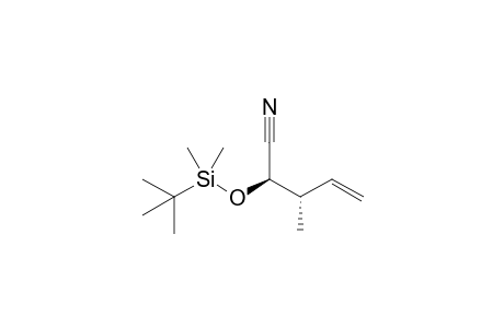 (2R,3S)-2-tert-Butyldimethylsiloxy-3-methylpent-4-enenitrile