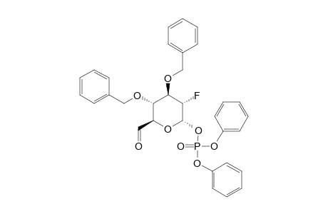 DIPHENYL-3,4-DI-O-BENZYL-2-DEOXY-2-FLUORO-ALPHA-D-GLUCO-HEXADIALDO-1,5-PYRANOSYL-PHOSPHATE