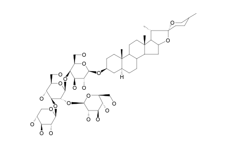 (25R)-DEGALACTOTIGONIN