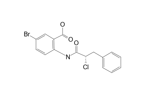 (2'S)-5-BROMO-2-(2'-CHLORO-3'-PHENYLPROPANAMIDO)-BENZOIC-ACID