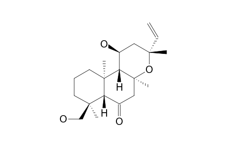 ENT-11-ALPHA,18-DIHYDROXY-6-OXO-13-EPI-MANOLY-OXIDE