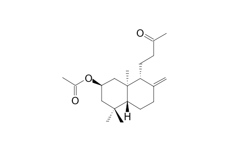 2-BETA-ACETOXY-14,15-DINOR-ENT-LABD-8(17)-EN-13-ONE