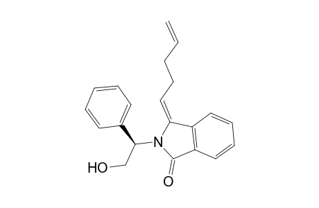 2-((R)-2-Hydroxy-1-phenyl-ethyl)-3-pent-4-en-(E)-ylidene-2,3-dihydro-isoindol-1-one