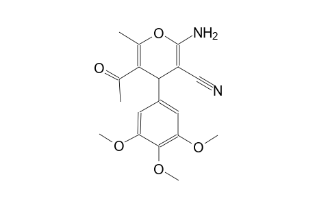 4H-pyran-3-carbonitrile, 5-acetyl-2-amino-6-methyl-4-(3,4,5-trimethoxyphenyl)-