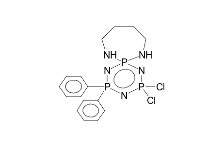 SPIRO[4,4-DIPHENYL-6,6-DICHLOROCYCLOTRIPHOSPHAZENE-2,2'-(1',3',2'-DIAZAPHOSPHEPANE)]