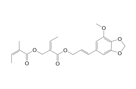 ANTHRISCUSIN;(Z)-2-ANGELOYLOXYMETHYL-2-BUTENOIC-ACID