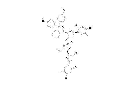 ALLYL-(S(P))-5'-O-(PARA,PARA'-DIMETHOXYTRITYL)-THYMIDIN-3'-YL-THYMIDIN-5'-YL-PHOSPHOROTHIOATE