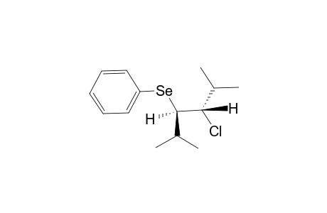 THREO-3-BENZENESELENYL-4-CHLORO-2,5-DIMETHYL-HEXANE