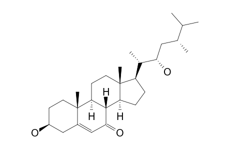 SCHLEICHERASTATIN-7;24-ALPHA-METHYL-3-BETA,22-ALPHA-DIHYDROXY-7-OXO-CHOLEST-5-ENE