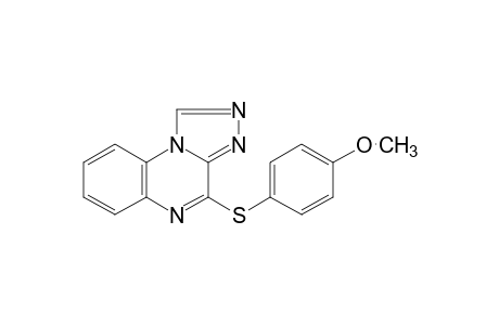 4-[(p-METHOXYPHENYL)THIO]-s-TRIAZOLO[4,3-a]QUINOXALINE