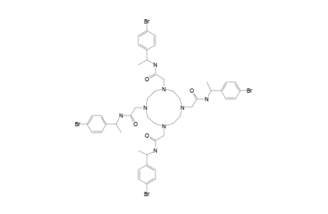 1,4,7,10-TETRAKIS-[R-1-(4-BROMOPHENYL)-ETHYL-CARBAMOYL-METHYL]-1,4,7,10-TETRA-AZA-CYCLODODECANE