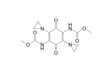 methyl N-[2,5-bis(aziridin-1-yl)-4-(methoxycarbonylamino)-3,6-bis(oxidanylidene)cyclohexa-1,4-dien-1-yl]carbamate