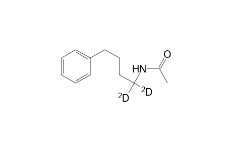 N-acetyl-1,1-dideuterio-4-phenylbutylamine