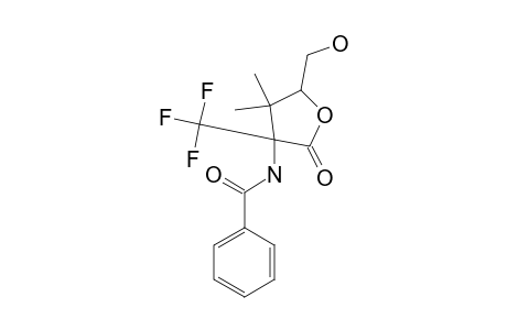 3-(N-BENZOYLAMINO)-4,4-DIMETHYL-5-HYDROXYMETHYL-3-TRIFLUOROMETHYLTETRAHYDROFURAN-2-ONE