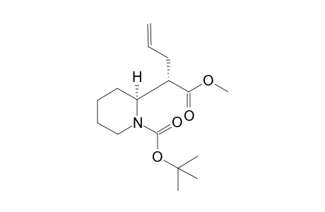 (2S)-2-[(1S)-1-carbomethoxybut-3-enyl]piperidine-1-carboxylic acid tert-butyl ester