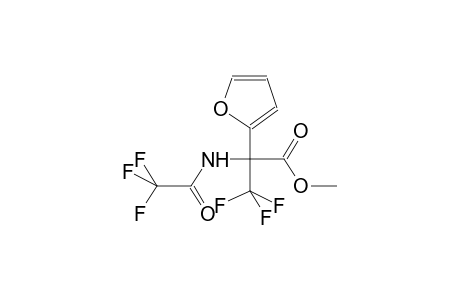 2-(ALPHA-CARBMETHOXY-ALPHA-TRIFLUOROACETAMIDOTRIFLUOROETHYL)FURAN