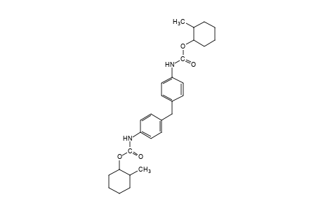 4,4'-methylenedicarbanilic acid, bis(2-methylcyclohexyl)ester