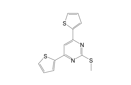 4,6-DI-(2-THIENYL)-22-METHYLTHIO-PYRIMIDINE