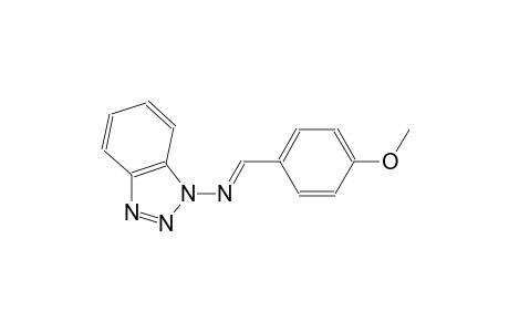 1H-1,2,3-benzotriazol-1-amine, N-[(E)-(4-methoxyphenyl)methylidene]-