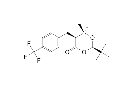 (2R,5S)-2-TERT.-BUTYL-6,6-DIMETHYL-5-(PARA-TRIFLUOROMETHYLBENZYL)-1,3-DIOXAN-4-ONE