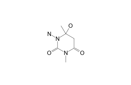 1-AMINO-6-HYDROXY-3,6-DIMETHYL-5,6-DIHYDROURACIL