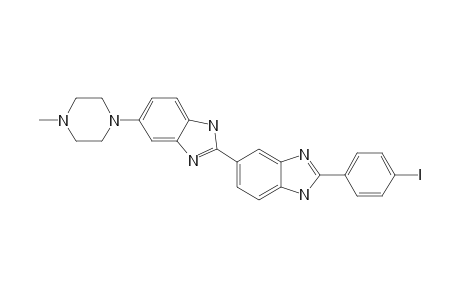 4-IODO-1-[5'-[5''-(4'''-METHYLPIPERAZIN-1'''-YL)-BENZIMIDAZOL-2''-YL]-BENZIMIDAZOL-2'-YL]-BENZENE