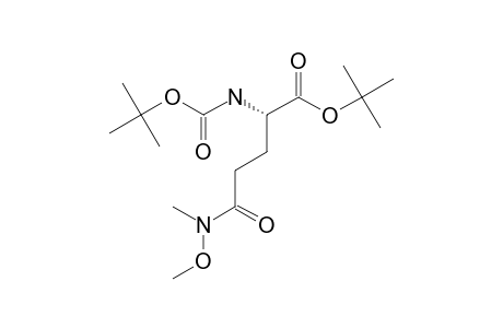 N-TERT.-BUTOXYCARBONYL-L-GLUTAMIC-ACID-ALPHA-TERT.-BUTYLESTER-GAMMA-N-METHOXY-N-METHYLAMIDE