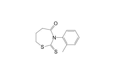 3-(2-METHYLPHENYL)-2-THIOXO-1,3-THIAZEPAN-4-ONE