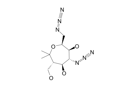 (2S,3S,4R,5S,6S)-4-AZIDO-2-(AZIDOMETHYL)-6-(HYDROXYMETHYL)-7,7-DIMETHYL-OXEPANE-3,5-DIOL