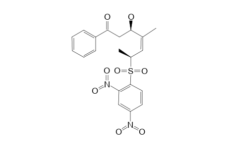 (+/-)-(3-R/S,4-Z,6-S/R)-6-[(2,4-DINITROPHENYL)-SULFONYL]-3-HYDROXY-4-METHYL-1-PHENYLHEPT-4-EN-1-ONE