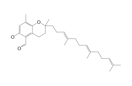 5-FORMYL-DELTA-TOCOTRIENOL;2,8-DIMETHYL-2-[(3E,7E)-4,8,12-TRIMETHYLDECA-3,7,11-TRIENYL]-5-FORMYLCHROMAN-6-OL