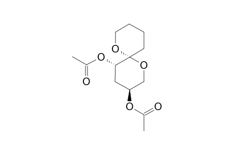 (3S*,5S*,6S*)-1,7-DIOXA-SPIRO-[5.5]-UNDECANE-3,5-DIYL-DIACETATE