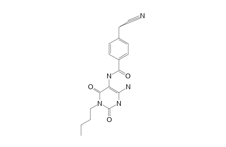 6-AMINO-3-BUTYL-5-(4-CYANOMETHYBENZOYL)-AMIDOURACIL