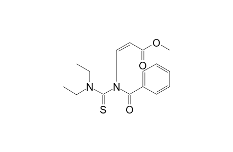 (Z)-METHYL-3-[[BENZOYL-(DIETHYLAMINO)-CARBOTHIOYL]-AMINO]-2-PROPENOATE