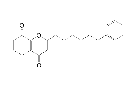 8-HYDROXY-2-(6'-PHENYLHEXYL)-5,6,7,8-TETRAHYDROCHROMONE