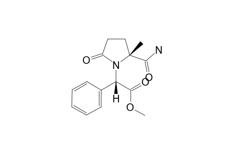 METHYL-(2R,ALPHA-S)-ALPHA-(2-CARBAMOYL-2-METHYL-5-OXO-PYRROLIDIN-1-YL)-ALPHA-PHENYLACETATE