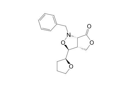 3-(2-TETRAHYDROFURYL)-TETRAHYDRO-1-(PHENYLMETHYL)-1H,6H-FURO-[3,4-C]-ISOXAZOL-6-ONE;ISOMER-#2