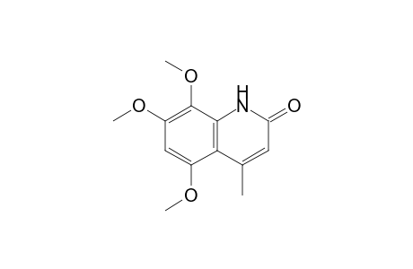 5,7,8-Trimethoxy-4-methyl-2(1H)-quinolinone