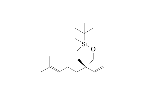 (S)-3-{[(tert-Butyl)dimethylsilyloxy]methyl}-3,7-dimethylocta-1,6-diene