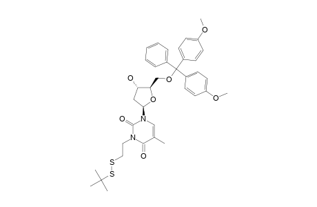 5'-O-(4,4'-DIMETHOXYTRITYL)-N3-(ETHYL)-THYMIDINE-TERT.-BUTYL-DISULFIDE