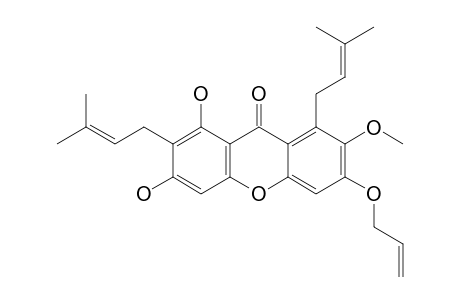 6-O-2-PROPENYL-ALPHA-MANGOSTIN