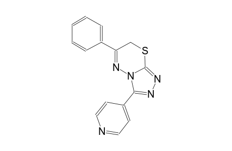 6-phenyl-3-(4-pyridinyl)-7H-[1,2,4]triazolo[3,4-b][1,3,4]thiadiazine