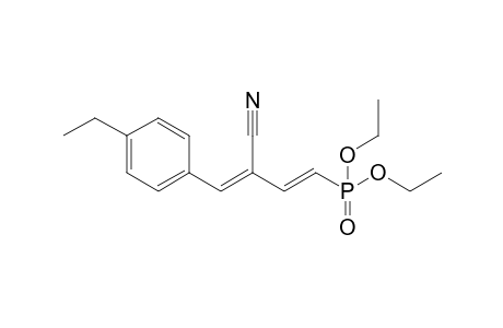 (E,2Z)-4-diethoxyphosphoryl-2-(4-ethylbenzylidene)but-3-enenitrile