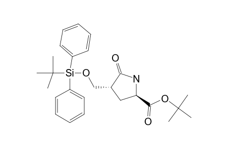 TERT.-BUTYL-(2S,4S)-4-TERT.-BUTYLDIPHENYLSILYLOXYMETHYL-PYROGLUTAMATE